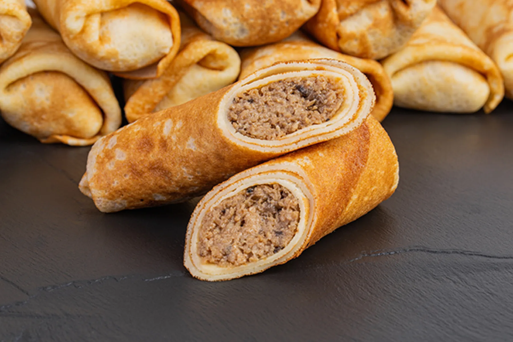 Блины с хайбиф фаршем