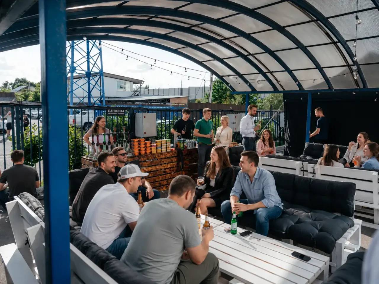 Корпоратив в стиле BBQ/фото