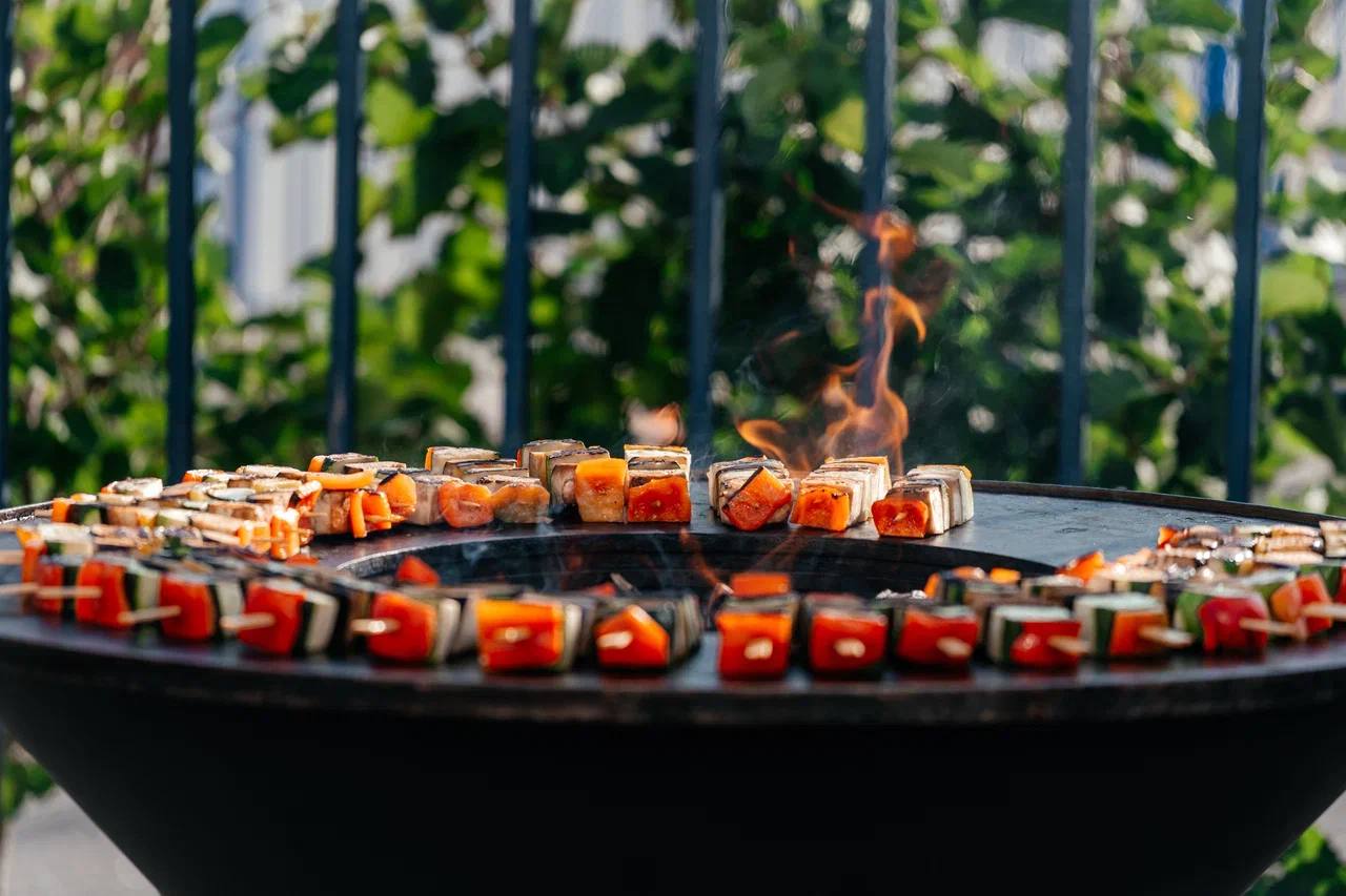 Корпоратив в стиле BBQ/фото